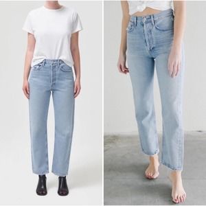 AGOLDE 90’s Mid Rise Loose Fit Jeans 31 NWT $198 Snapshot Medium Wash